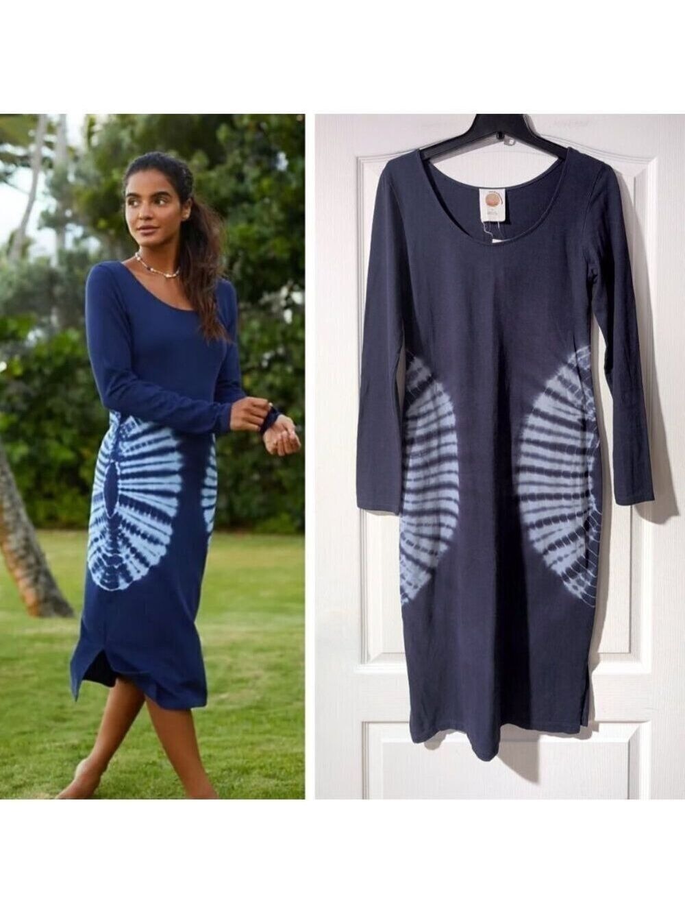 NWT Anthropologie Daily Practice | Kira Tie-Dye Midi Dress